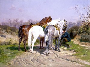 "Relay hunting" av Rosa Bonheur (Kilde: Wikimedia commons)