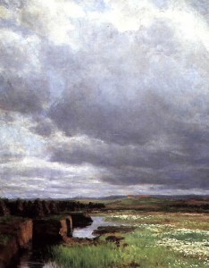 Torvmyr, malt av Kitty Kielland. Kilde: wikimedia common