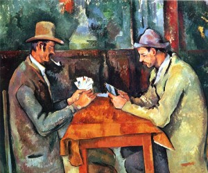 Kortspillere, PaulCézanne 1892-95. (Kilde: Wikimedia common)s