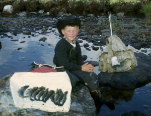 Jan Erik Øvergård, fisketur.